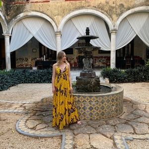 Yellow Ba&Sh maxi dress